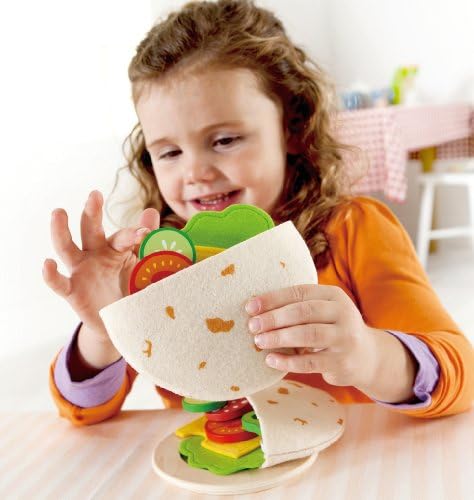 Hape E3115 Award Winning Pita Pocket Play Kitchen Play Set - Image 2
