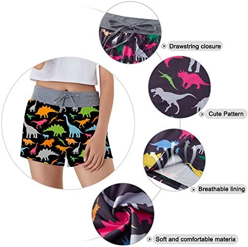 RAISEVERN Women's Short Pajamas Lounge Casual Yoga Shorts Ladies Sleepwear - Image 4