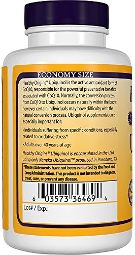 Healthy Origins Ubiquinol Soy Free/Non-GMO Gels, 100 Mg, 150 Count - Image 3