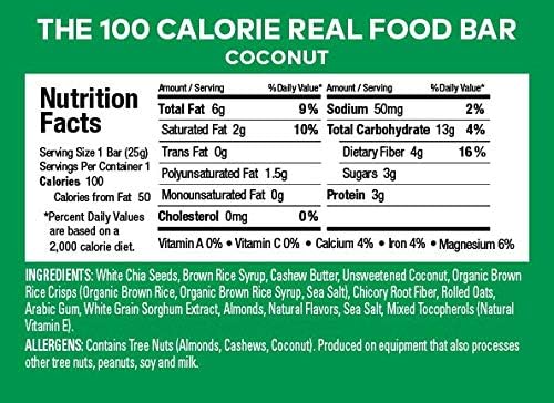 Health Warrior Chia Bars, Tropical Variety Pack, Gluten Free, Vegan, 25g Bars, 15 Count - Image 4