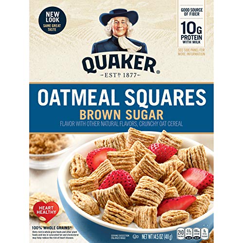 Quaker Oatmeal Squares Breakfast Cereal, Brown Sugar & Cinnamon Variety Pack (3 Pack) (00030000562437) - Image 5
