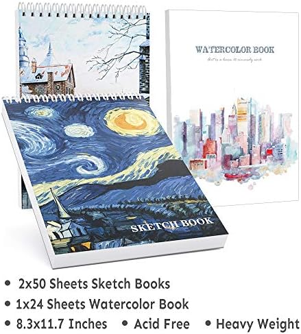 165 Piece Deluxe Art Creativity Set with 3 Drawing Pads,1 Wooden Drawing Easel with Drawer, Art Supplies, Painting & Drawing Set That Contains All The Additional Supplies You Need to Get Started - Image 4