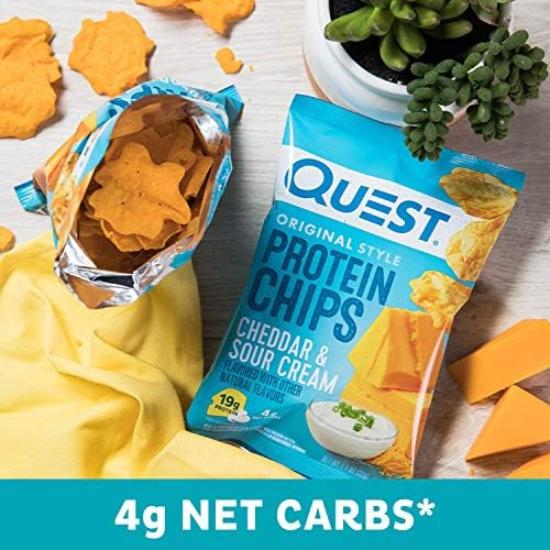 Quest Nutrition Protein Chips, Cheddar & Sour Cream, Pack of 12 - Image 3
