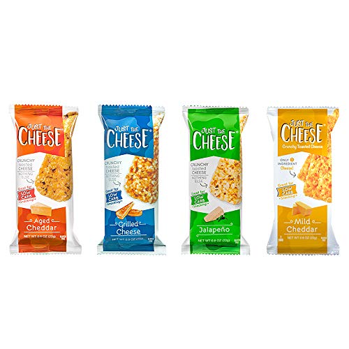 Just the Cheese Bars 12-pack, Crunchy Baked Low Carb Snack Bars. 100% Natural Cheese. High Protein and Gluten Free (Aged Cheddar) - Image 2