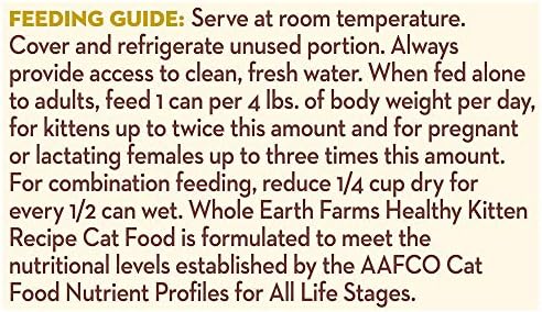 Whole Earth Farms Grain Free Wet Cat Food Kitten (Cast of 24) - Image 5