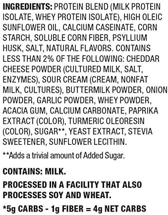 Quest Nutrition Protein Chips, Cheddar & Sour Cream, Pack of 12 - Image 10