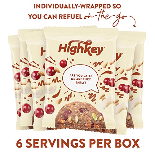 HighKey Keto Snacks Nutrition Granola Bars Cookies - Low Carb Vegan Energy Bar - Gluten Free Soft Baked Cookie - Healthy Snack Food - Ketogenic, Diabetic Paleo Friendly Individually Wrapped - Berry - Image 7