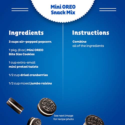OREO Mini Mix Sandwich Cookies Variety Pack, 20 - 1 oz Snack Packs - Image 9