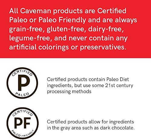 Caveman Foods Paleo-Friendly Nutrition Bar Dark Chocolate Cherry Nut, 1.4 Ounce (12 Count Box) - Image 7