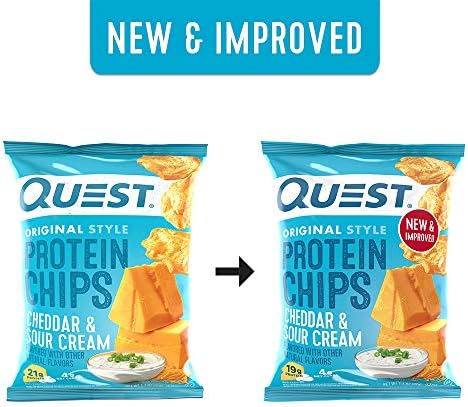 Quest Nutrition Protein Chips, Cheddar & Sour Cream, Pack of 12 - Image 8