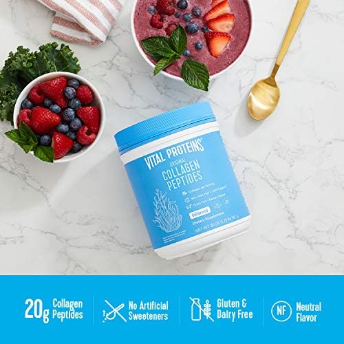 Vital Proteins Collagen Peptides Powder - Pasture Raised, Grass Fed, unflavored 20 oz - Image 5