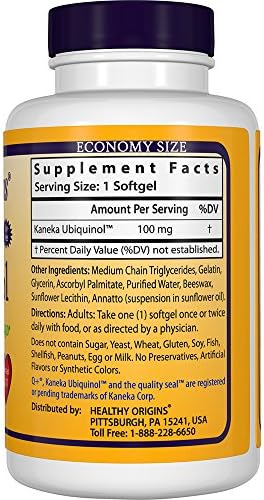 Healthy Origins Ubiquinol Soy Free/Non-GMO Gels, 100 Mg, 150 Count - Image 4