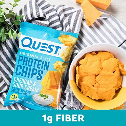 Quest Nutrition Protein Chips, Cheddar & Sour Cream, Pack of 12 - Image 4
