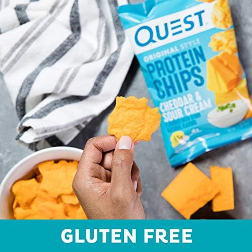 Quest Nutrition Protein Chips, Cheddar & Sour Cream, Pack of 12 - Image 5