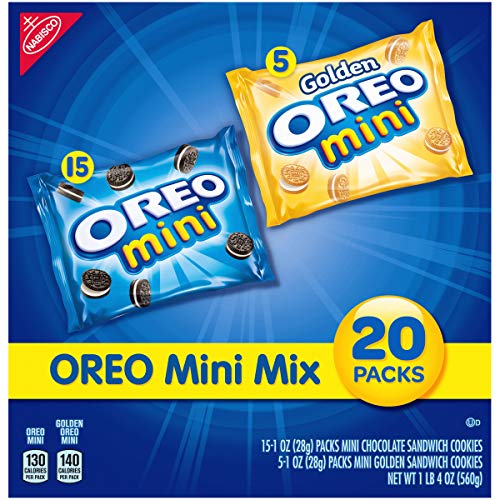 OREO Mini Mix Sandwich Cookies Variety Pack, 20 - 1 oz Snack Packs - Image 13