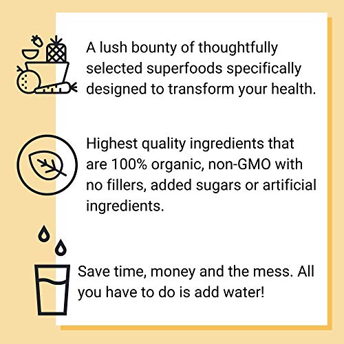 Smart Pressed Juice Pineapple Chia Cleanse | Prebiotic Superfood Plant Based Fiber with Vegan Probiotics & Enzymes | Keto-friendly Detox | Constipation Relief | Made in the USA | 30 Servings - Image 6