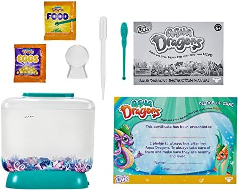 Little Live Aqua Dragons - Deep Sea Habitat - LED Light Up Tank Hatch and Grow Aquatic Pets - Image 2