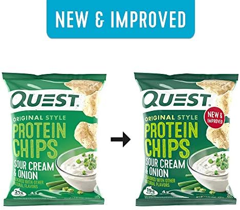 Quest Nutrition Protein Chips, Sour Cream & Onion, Pack of 12 - Image 8