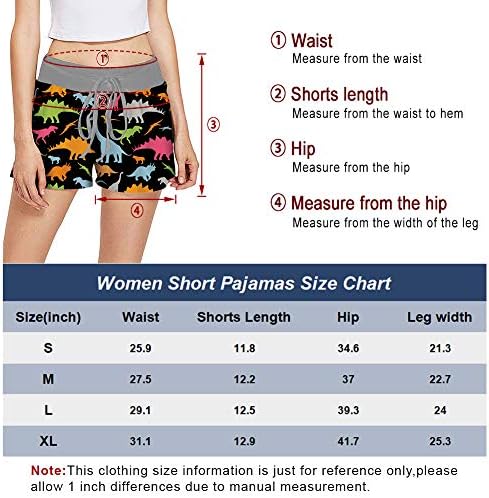 RAISEVERN Women's Short Pajamas Lounge Casual Yoga Shorts Ladies Sleepwear - Image 6