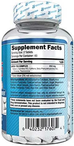 APEX-TX5 Weight Management Dietary Supplement 120 White Blue Red Speck Tablets Made in the USA Highest Professional Quality - Image 5