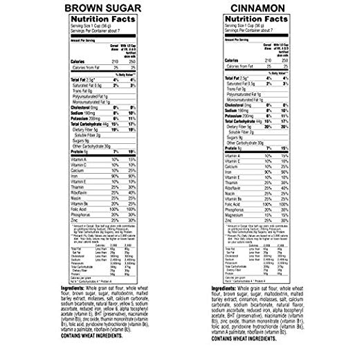 Quaker Oatmeal Squares Breakfast Cereal, Brown Sugar & Cinnamon Variety Pack (3 Pack) (00030000562437) - Image 9