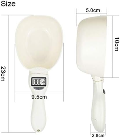ErYao Pet Food Scale Dog Food Measuring Scoop Cup Detachable Cat Food Scooper Digital Scale Spoon with LCD Display for Measuring Pets Food,Cat Keeping Healthy Diet - Image 7