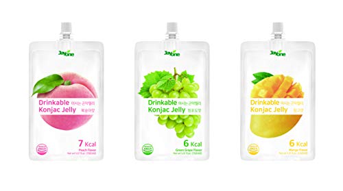 Jayone Drinkable Konjac Jelly (10 Packs of 150ml) - Healthy and Natural Weight Loss Diet Supplement Foods, 0 Gram Sugar, Low Calorie, Only 6 kcal Each Packets (Mango) - Image 4