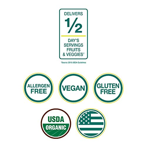 Daily Superfood Variety Pack - Green Smoothie, Immunity Blend & Ginger Turmeric Shot - 1/2 Day Organic Fruits, Root Vegetables, Kale, Acai & Elderberry Too Vegan & Gluten Free (6 Pack) - Image 7
