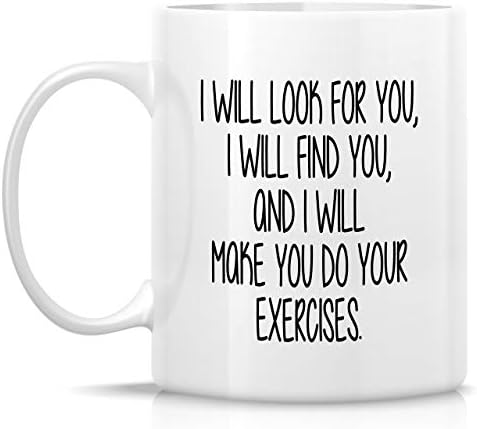 Retreez Funny Mug - I Will Make You Do Exercises Physical Therapy Therapist Physiotherapist 11 Oz Ceramic Coffee Mugs - Sarcasm, Inspirational birthday gifts for friends, coworkers, him her dad mom - Image 2