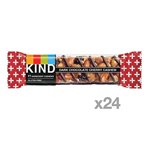 KIND Bars, Dark Chocolate Cherry Cashew + Antioxidants, Gluten Free, 1.4 Ounce Bars, 24 Count - Image 2