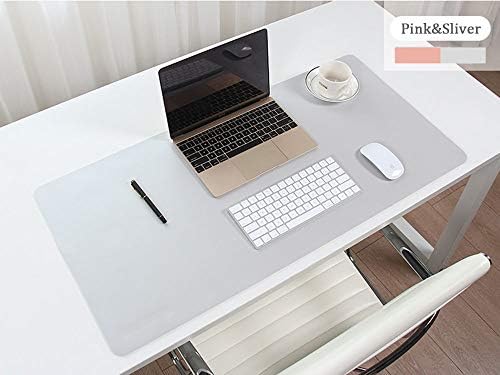 Aisakoc Large Desk Pad, 31.5" x 15.75" Non-Slip PU Leather Desk Mouse Pad Waterproof Desk Pad Protector, Dual-Side Use Desk Writing Mat for Office Home - Image 6