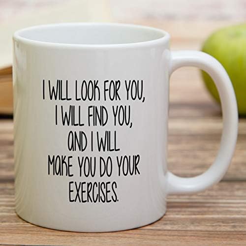 Retreez Funny Mug - I Will Make You Do Exercises Physical Therapy Therapist Physiotherapist 11 Oz Ceramic Coffee Mugs - Sarcasm, Inspirational birthday gifts for friends, coworkers, him her dad mom - Image 4