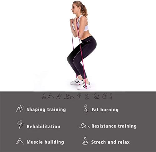Hosetop Pull Up Resistance Bands Heavy Duty Resistance Bands Stretch Bands Set, Mobility Powerlifting Exercise Bands, Perfect for Body Stretching, Physical Therapy and Resistance Training, Set of 4 - Image 4