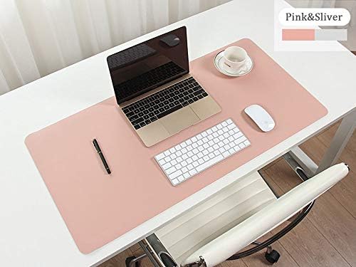 Aisakoc Large Desk Pad, 31.5" x 15.75" Non-Slip PU Leather Desk Mouse Pad Waterproof Desk Pad Protector, Dual-Side Use Desk Writing Mat for Office Home - Image 5