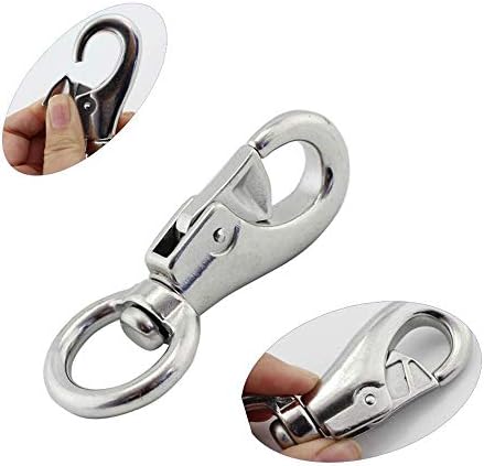 ZEERKEER 700 LB Hammock Chair Hanging Kit 304 Stainless Steel Heavy Duty Ceiling Spring Hooks with Steel Wall Anchors for Hammock Stand, Swing, Chair, Yoga Exercise, Swing Anchor - Image 6