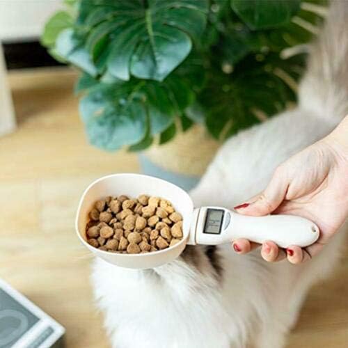 ErYao Pet Food Scale Dog Food Measuring Scoop Cup Detachable Cat Food Scooper Digital Scale Spoon with LCD Display for Measuring Pets Food,Cat Keeping Healthy Diet - Image 6