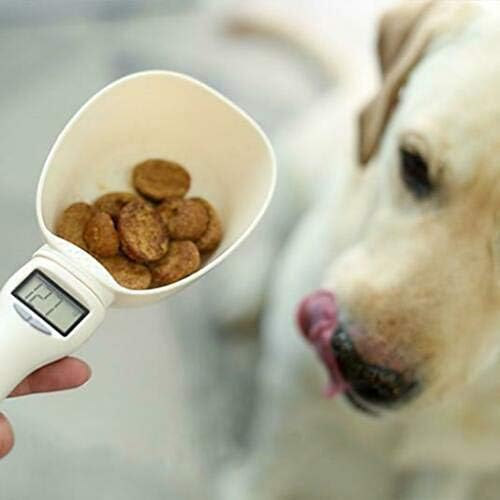 ErYao Pet Food Scale Dog Food Measuring Scoop Cup Detachable Cat Food Scooper Digital Scale Spoon with LCD Display for Measuring Pets Food,Cat Keeping Healthy Diet - Image 4