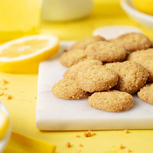 HighKey Keto Cookies - Low Carb Snacks - No Sugar Added Snack - Grain & Gluten Free Food - Healthy Foods - Paleo, Ketogenic, Diabetic Diet Friendly Sweets - Protein Cookie Dessert Treats - Lemon - Image 2