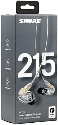 Shure SE215-CL Professional Sound Isolating Earphones with Single Dynamic MicroDriver, Secure In-Ear Fit - Clear - Image 5