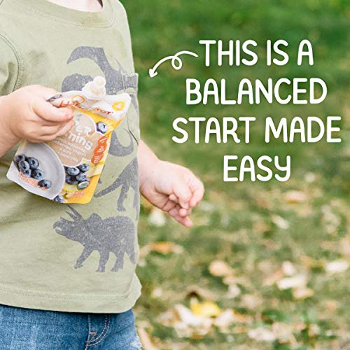 Happy Tot Organic Stage 4 Super Morning Organic Bananas Blueberries Yogurt & Oats + Super Chia, 4 Ounce Pouch (Pack of 8) (Packaging May Vary) - Image 5