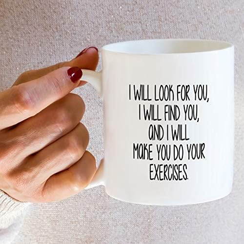 Retreez Funny Mug - I Will Make You Do Exercises Physical Therapy Therapist Physiotherapist 11 Oz Ceramic Coffee Mugs - Sarcasm, Inspirational birthday gifts for friends, coworkers, him her dad mom - Image 6