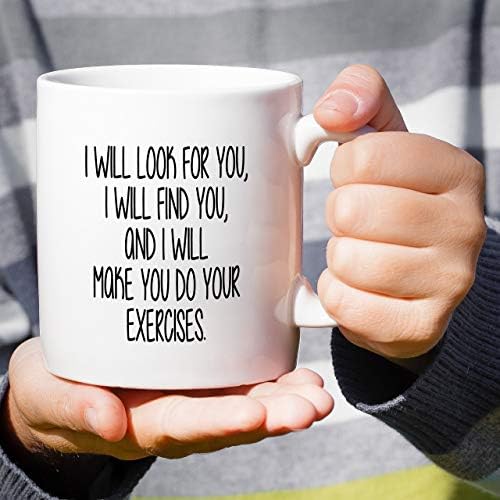 Retreez Funny Mug - I Will Make You Do Exercises Physical Therapy Therapist Physiotherapist 11 Oz Ceramic Coffee Mugs - Sarcasm, Inspirational birthday gifts for friends, coworkers, him her dad mom - Image 5