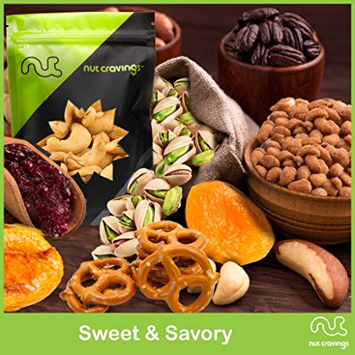 Holiday Dried Fruit & Nut Gift Basket, Green Box (9 Bags) - Thanksgiving, Christmas Food Arrangement Platter, Variety Care Package, Birthday Party, Healthy Kosher Snack Tray for Women, Men, Adults - Image 4