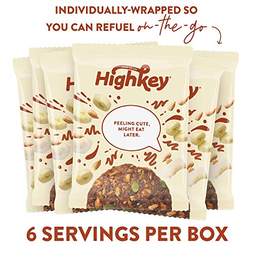 HighKey Keto Snacks Breakfast Bars Cookies - Low Carb Vegan Granola Energy Bar - Gluten Free Soft Baked Cookie - Healthy Snack Food - Ketogenic, Diabetic Paleo Friendly Individually Wrapped - Banana - Image 7
