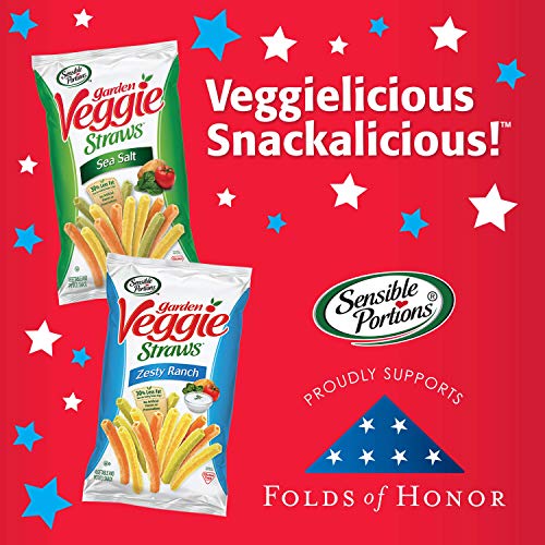 Sensible Portions Garden Veggie Straws, Sea Salt, 1 oz. (Pack of 6) - Image 6