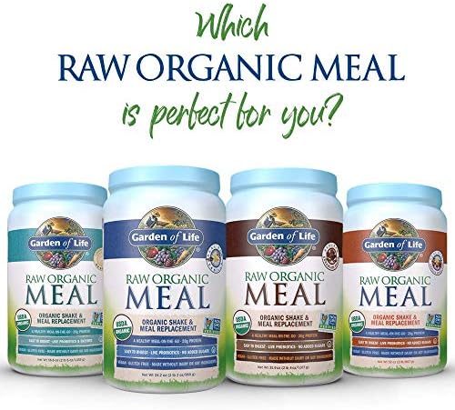 Garden of Life Raw Organic Meal Replacement Powder - Vanilla, 28 Servings, 20g Plant Based Protein Powder, Superfoods, Greens, Vitamins Minerals Probiotics & Enzymes All-in-One Meal Replacement Shake - Image 11