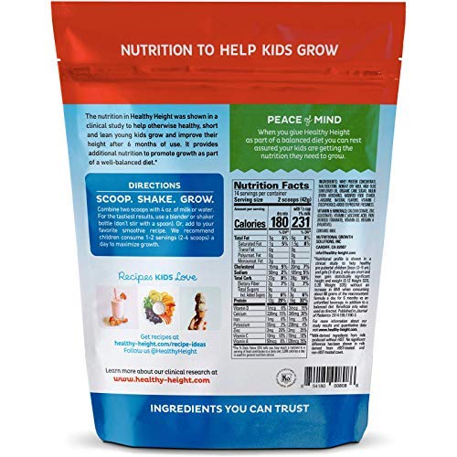 Healthy Height Kids Protein Powder (Vanilla) - Developed by Pediatricians - High in Protein Nutritional Shake to Supplement Child Growth - Contains Key Vitamins & Minerals to Gain Height & Weight - Image 6