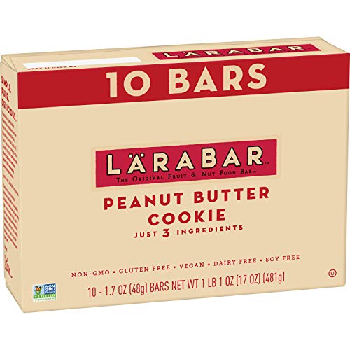 Larabar Gluten Free Bar, Peanut Butter Cookie, Dairy Free, 10 ct, 17 oz