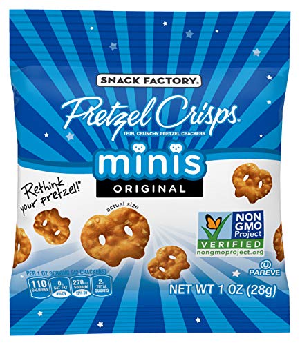 Snack Factory Pretzel Crisps Minis Original Flavor, Snack Packs Individual Sized, 24 Count - Image 4