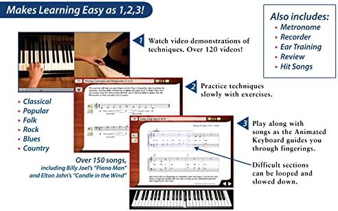 eMedia Piano and Keyboard Method Deluxe v3 (2 volume set) - Learn at Home - Image 3